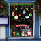 Variety Of Christmas Window Stickers.