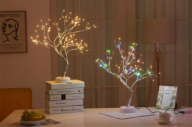 LED/Copper Wire Mini Holiday Tree.