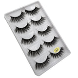 5 Pairs Multipack 3D Mink False Eyelashes.