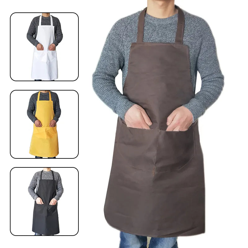 Waterproof Apron with Front Pocket for Men and Women.