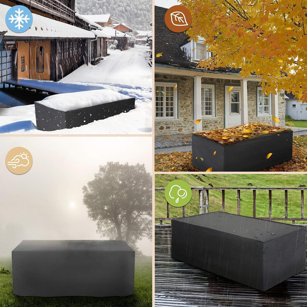 Lawn and Patio Furniture Cover With Anti-UV Oxford , Water-proof Fabric.  Variety of Sizes.