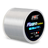 120M Fluorocarbon carbon fiver coated fishing Line 0.20mm-0.60mm 7.15LB-45LB.