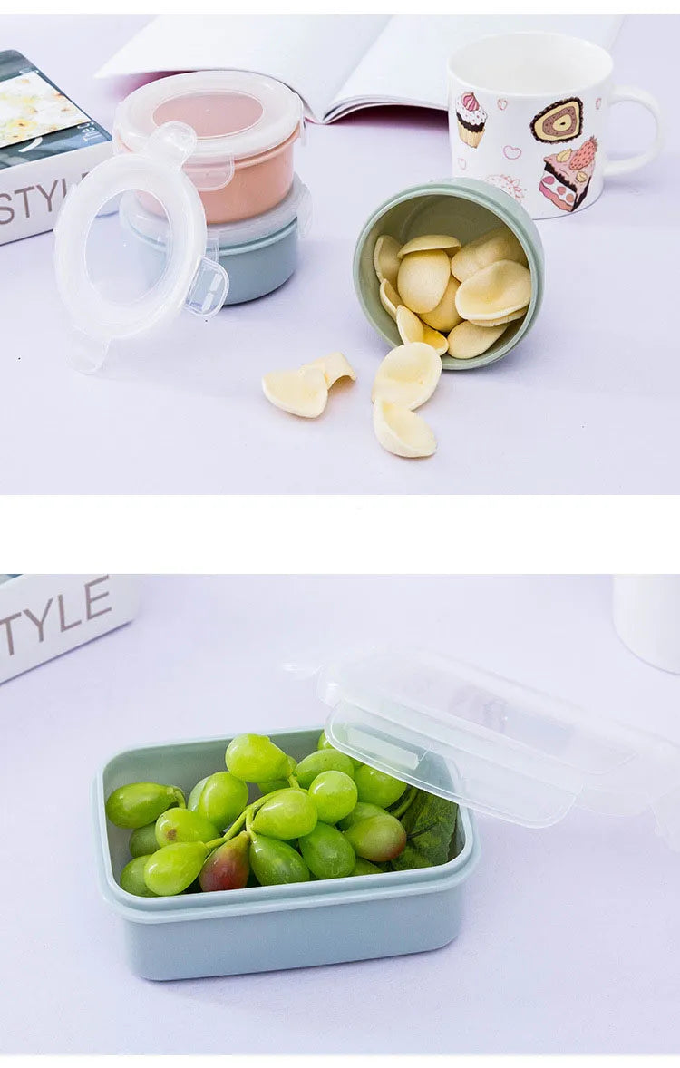 Plastic Lunch Bento OR Storage Food Box With Seal Proof Lid.