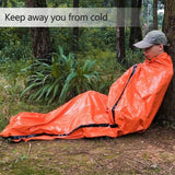 Waterproof Lightweight Thermal Emergency Sleeping Bag. Great for camping and light for hiking.