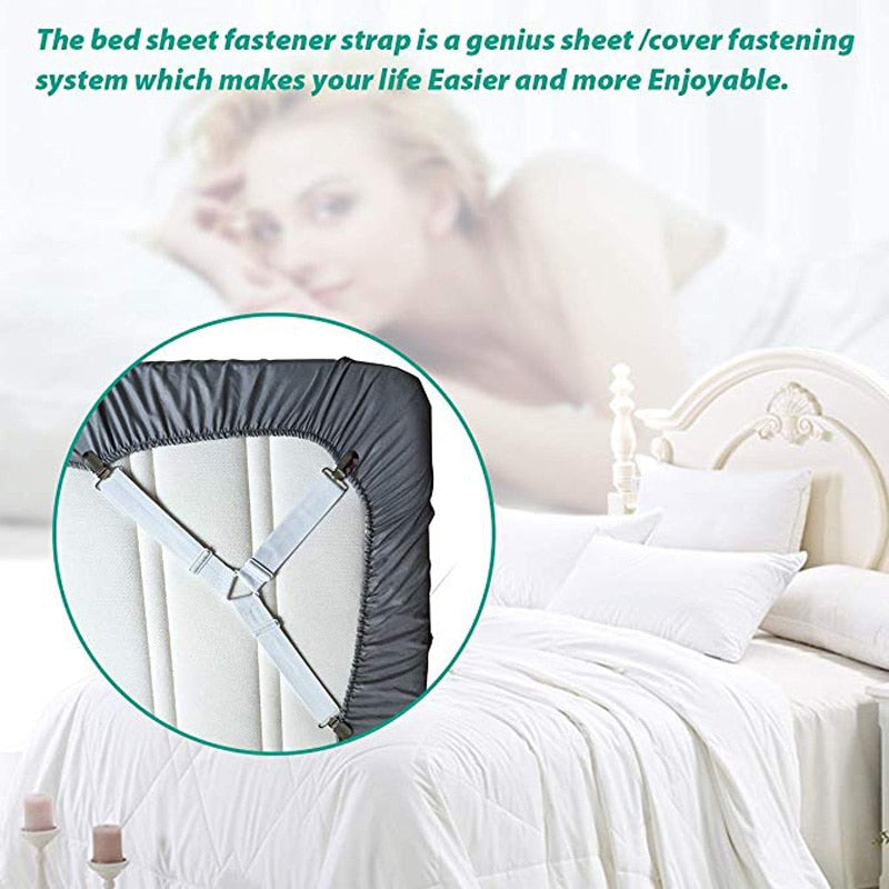 4Pcs Fastener Bed Grip Sheet Clips.