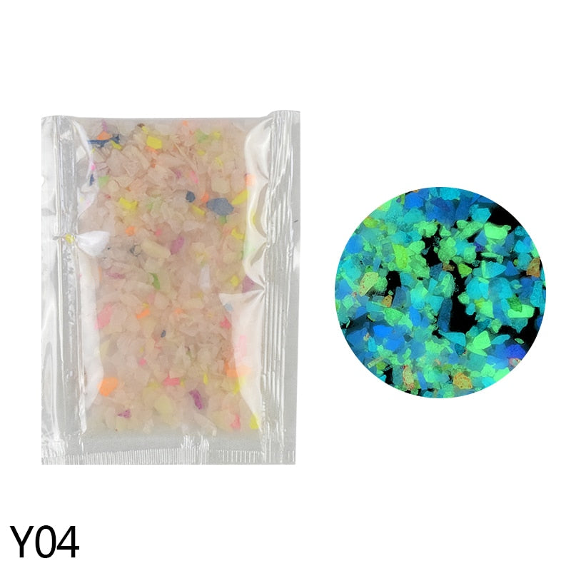 10/30g Luminous fluorescent Sand.  Glows in the dark.  Beautiful on a patio or in a garden.