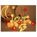 LED Cotton Ball Garland Party Lights.