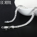 DOTEFFIL 925 Sterling Silver 8/16/18/20/22/24 Inch. 6mm bracelet chain.