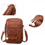 Women's Soft Leather Crossbody Shoulder Bag