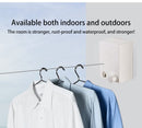 Retractable Wall Hanging Indoor Steel Wire Clothes Line.