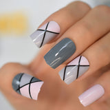 Adhesive Artificial Fingernails.