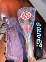 High-Performance Carbon Squash Racquet With String -Bag Included