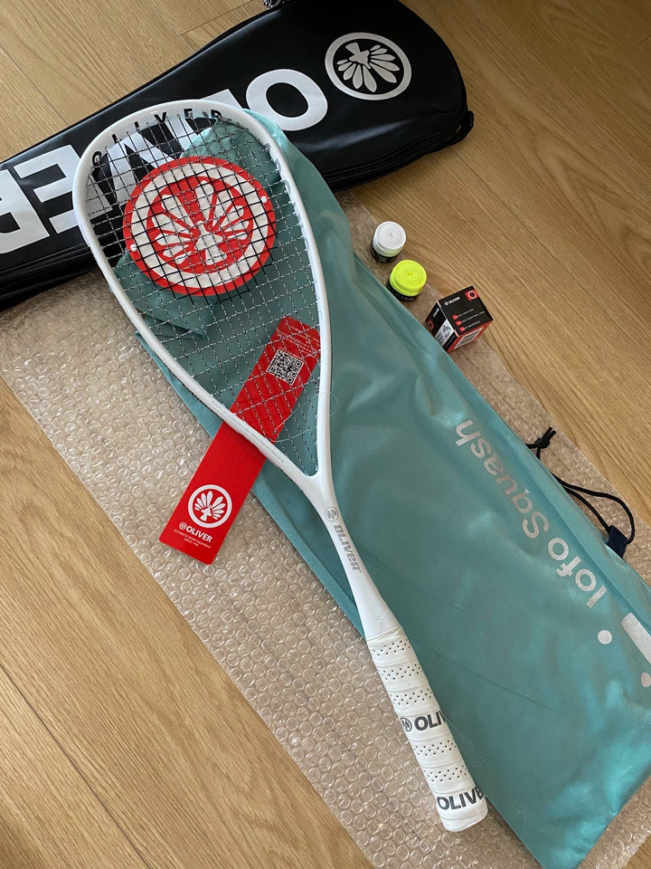 High-Performance Carbon Squash Racquet With String -Bag Included