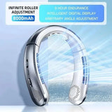 Xiaomi 8000mAh USB Rechargeable LED Digital Display Neck Fan