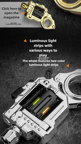 Metal Fidget Spinner Revolver For Stress Relief