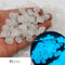 100/200/300pcs Outdoor Luminous Pebbles.  Variety of Natural Crystals Rocks For Aquariums.