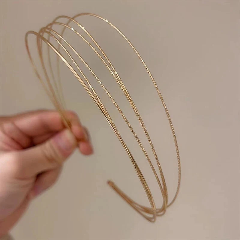 Women's Multilayer Metal Hair Band