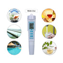 Digital PH Meter 10 in 1 Water Quality Monitor Tester PH/EC/TDS/Salinity/Thermometer Multi-parameter Testing Meter