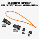 Adjustable Thick Elastic Rope Bag Expansion Strap With Quick Release Buckle