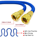 High Pressure Expandable PVC Garden Water Hose with Double Metal Connector.