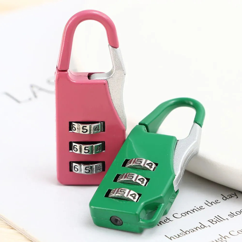 Anti-Theft Mini 3 Digit Combination Code Lock For Luggage