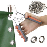 Handheld 3/8 Inch 10mm Grommet Eyelet Hole Rivet Plier Kit