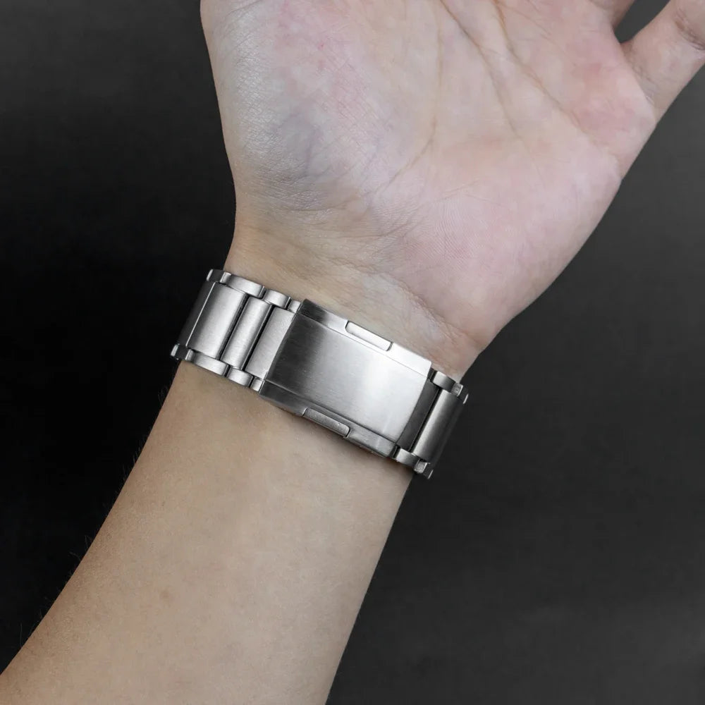 Titanium Metal Strap for Apple Watch Ultra 2 49mm 46mm 45mm 44mm 42mm Series 10 9 8 7 6 SE 5 4