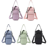 Women And Men's Oxford Lightweight Waterproof Crossbody Water Bottle And Phone Bag
