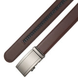Men's Leather Belt With Automatic Buckle
