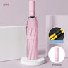 24 Bone Automatic Open Close Folding Umbrella With SPF 50 UV Sun Protection