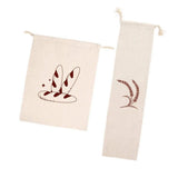 Reusable Linen Bread Bag With Drawstring