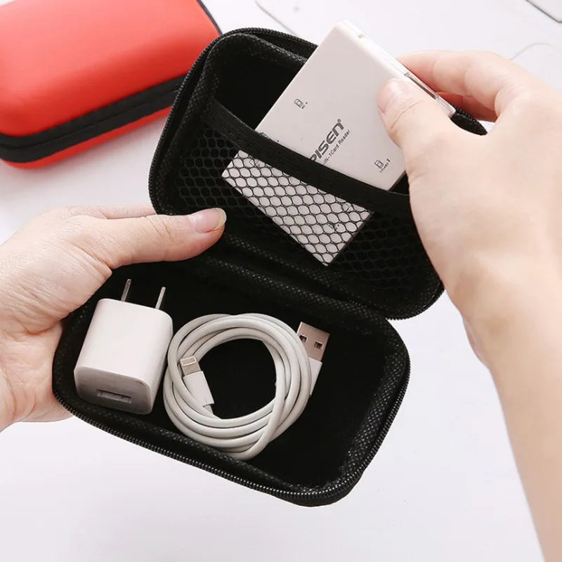 Zipper Carry Case in Multi-Colors For Cards Or Earphones