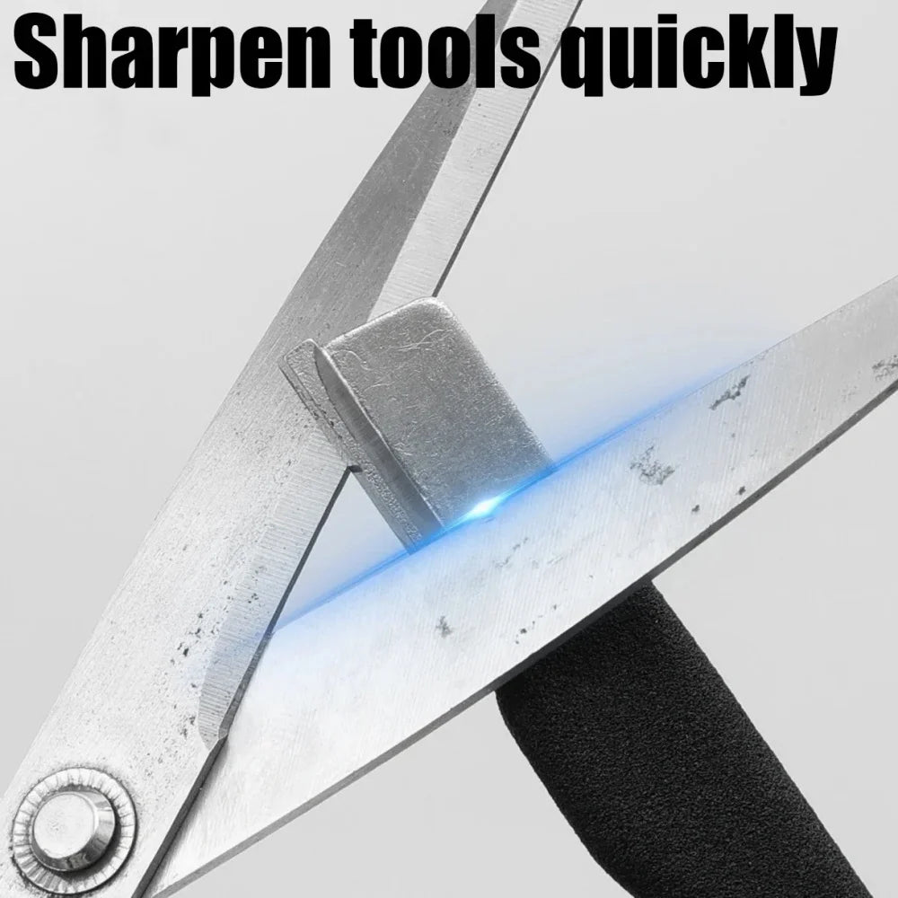 Tungsten Diamond Ceramic Sharpening Stone For Knives Scissors OR  Gardening Shears