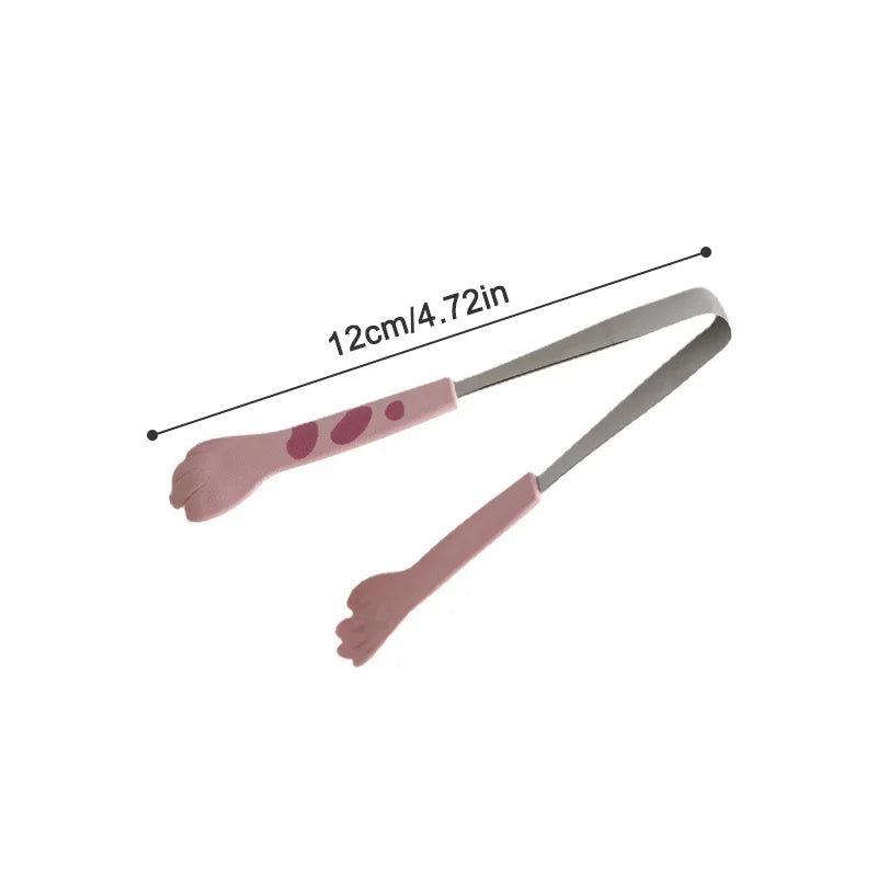 Stainless Steel/Silicone Heat Resistant Tongs