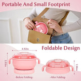 400ML Silicone Foldable Paraffin Pot Heater For Hair Removal
