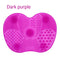 Silicone Pad with Suction Cups For Cleaning Makeup Brushes.