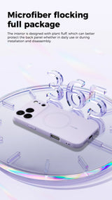 Magnetic Soft Cover Wireless Charge Liquid Silicon Case for iPhone 17 Pro Max 17Air 17Pro 17Pro Max