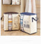 1Pc Fabric Storage Bag With Clear Window For All Household Items.