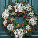 30Pcs Christmas Snowflake Garland Or Tree Ornament.