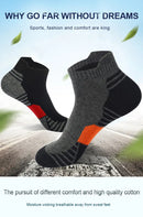 5 Pairs Cotton Breathable Sport Ankle Socks.  Size EU 38-45