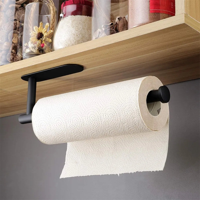 Adhesive Toilet Paper/Paper Towel Holders.