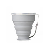 Silicone Heat Resistant Folding Water Cup With Lids