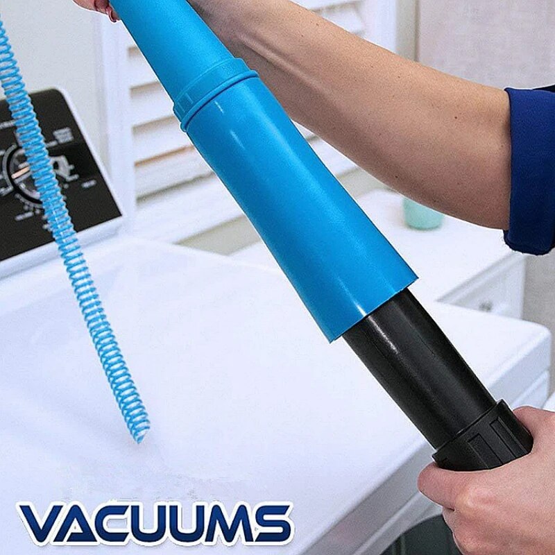 Bendable Vacuum Attachment Dryer Vent Cleaner Kit.