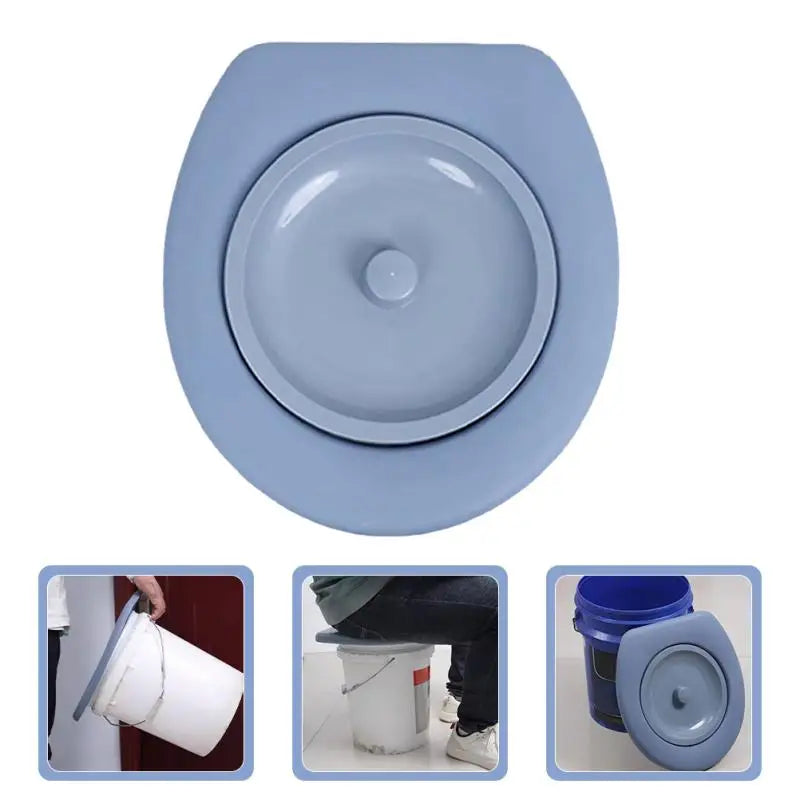 PVC Bucket Toilet Seat Cover For Camping