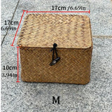 Seaweed Woven Storage Box with Cover