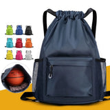 Outdoor Double Shoulder Waterproof Rucksack With Drawstring
