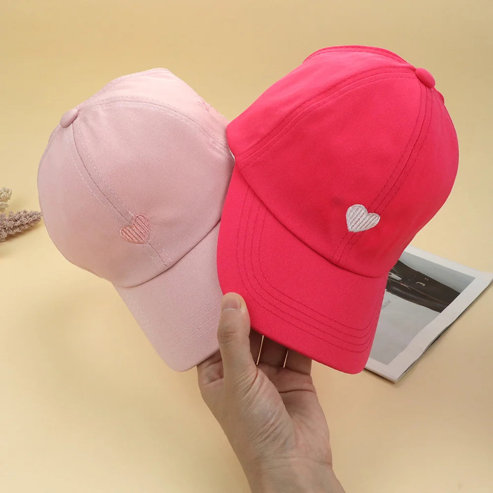 Sporty Ponytail Cap With Snapback