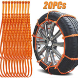 10/20Pcs Car Emergency Double Grove Anti Skid Winter Tire Accessories
