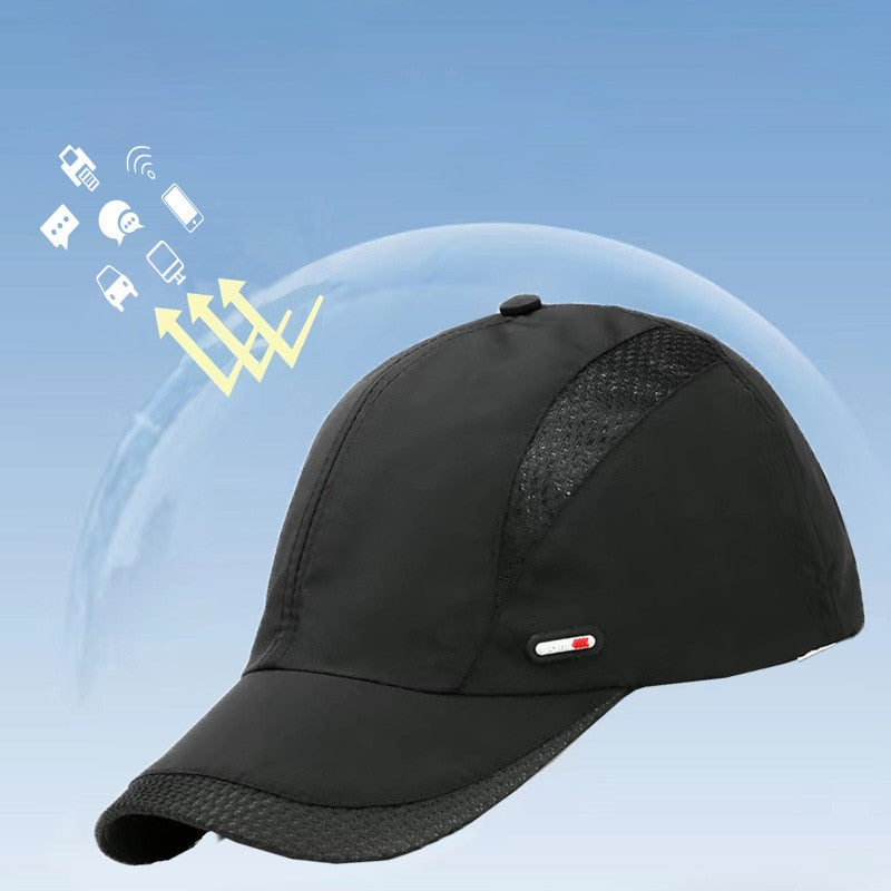 Unisex Anti Radiation Cap Half/Full Silver Fiber Electromagnetic Wave.