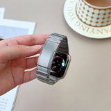 Stainless Steel Quick Fit Watchband for Apple Watch Ultra 2 1 49mm 10 46mm Series 9 8 7 6 5 4 45mm 44mm